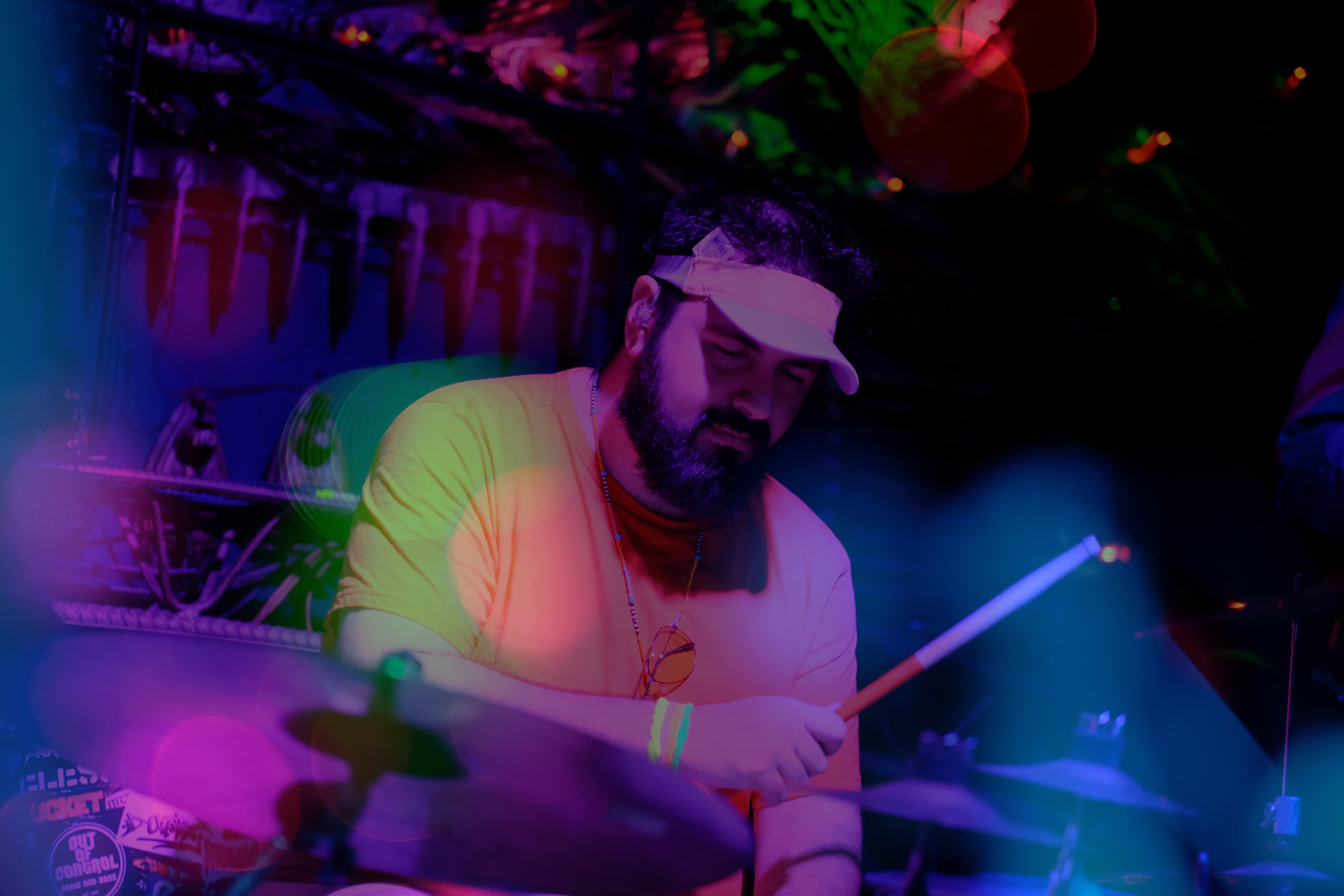 During Live show at Cross-Club